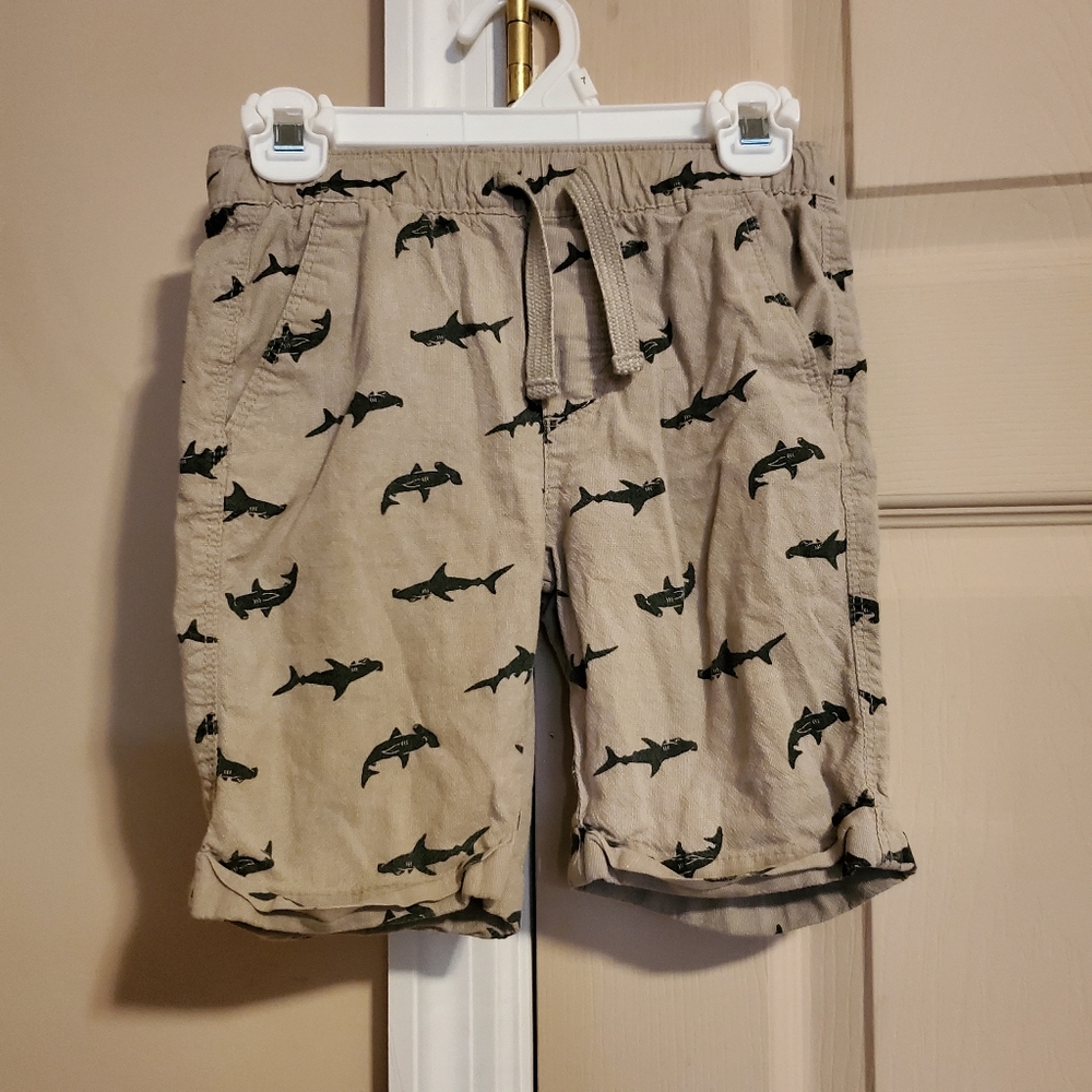Toddler boy shark shorts